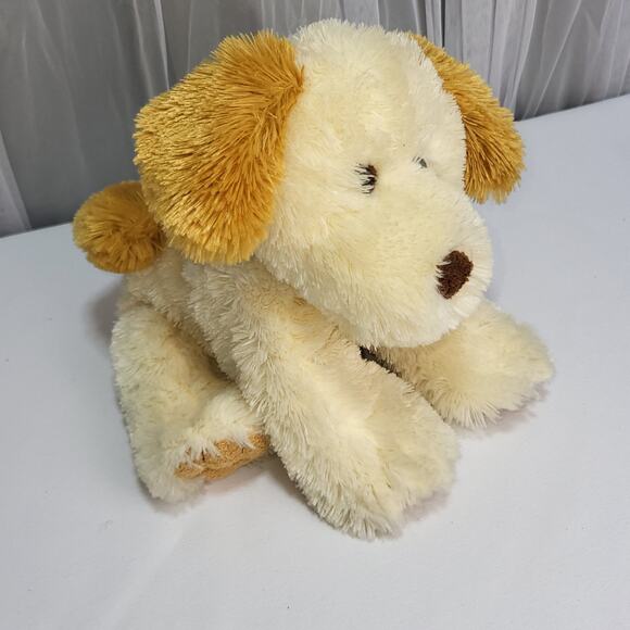 10" Commonwealth Yellow Lab Cream Beige Tan Puppy Dog Stuffed Plush Animal Toy - Picture 8 of 12